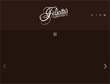 Tablet Screenshot of felicitas.ca